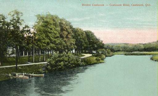 Canada - Quebec, Coaticook. Coaticook River