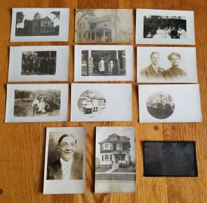 12 RPPC’s Post Card Pictures from early 1900’s