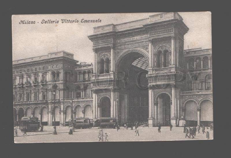 080874 ITALY Milano Galleria Vittorio Emanuele Vintage PC