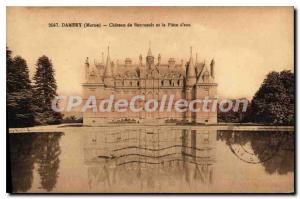 Postcard Old Damery Ch?teau de Boursault And The Piece On Water