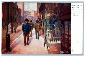 c1905 Highways Byways Chinatown Cosmopolitan New York Oilette Tuck Art Postcard