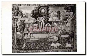 Old Postcard Chateau De Pres Montal St Cere Tapestry Following loves Gombault...