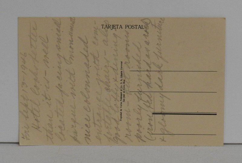 Gran Hotel Costa Rica - Postcard