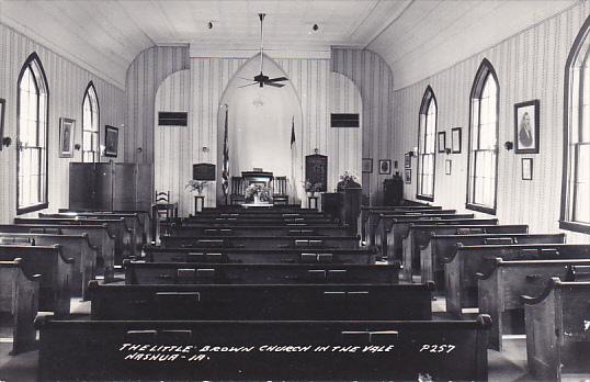 Iowa Nashua The Little Church In The Vale Real Photo