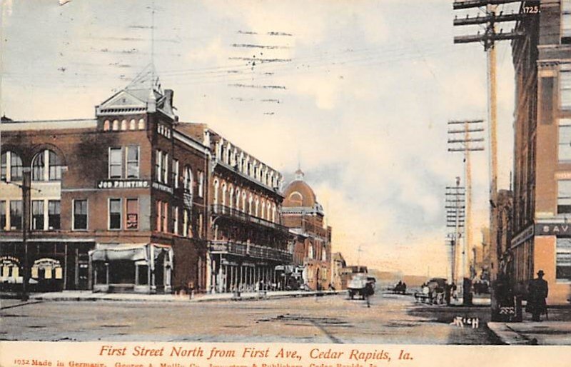 First Street First Avenue Cedar Rapids, Iowa  