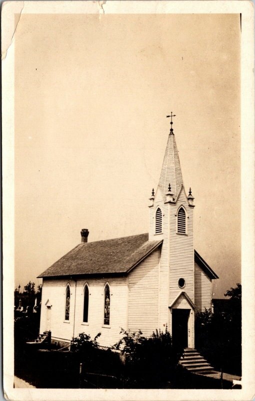 Real Photo Postcard Church in Milwaukee, Wisconsin~1549