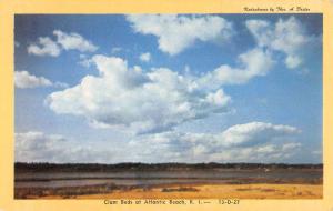 Atlantic Beach Rhode Island Clam Beds Waterfront Vintage Postcard K103944