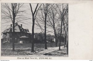 STERLING , Illinois, 1901-07 ; View of homes on West Third Street