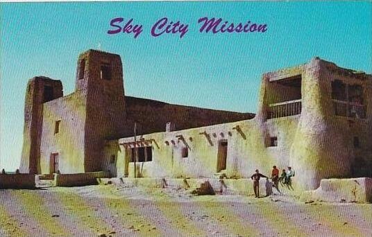 New Mexico Albuquerque Mission At Acoma Pueblo The Sky City