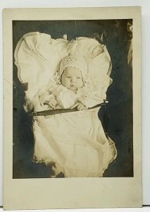 RPPC Minnesota E Straus Studio Precious  Baby c1910 Real Photo Postcard H13