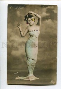 3074438 Ellen D'ACCELI Famous DANCER old PHOTO Tinted GERLACH