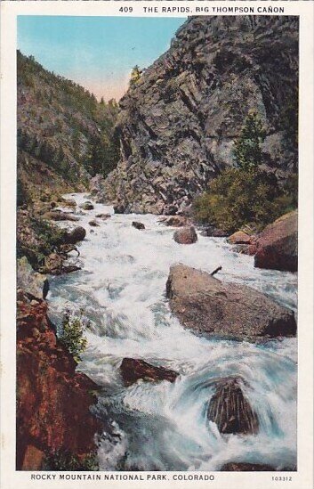 The Rapids Big Thompson Canon Rocky Mountain National Park Colorado