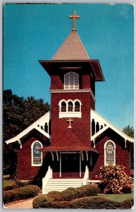 Haines Falls New York 1971 Postcard St. Mary's Church