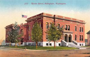 BELLINGHAM, WA Washington  ROEDER SCHOOL   Whatcom County   c1910's Postcard