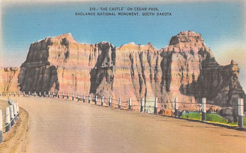 A castle on Cedar Point Badlands national Monument Badlands SD 