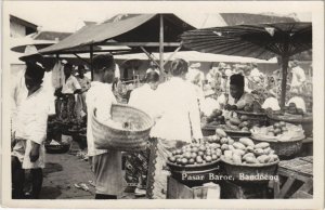 PC BANDOENG PASAR BAROE INDONESIA REAL PHOTO (a26296)