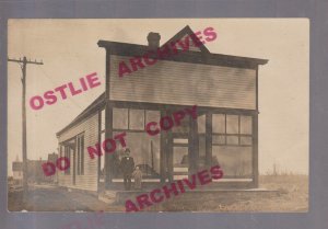 Truesdale IOWA RPPC 1909 GENERAL STORE nr Storm Lake Cherokee Albert City IA