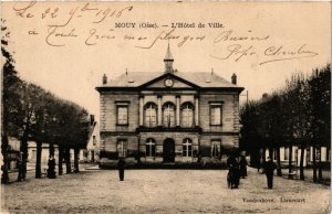 CPA MOUY - L'Hotel de Ville (423353)