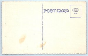 COCOA-ROCKLEDGE, Florida FL ~ Roadside INDIAN RIVER HOTEL c1930s Linen Postcard