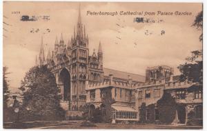 Cambridge; Peterborough Cathedral PPC, 1913 PMK To Miss Deare, Sandy Bank