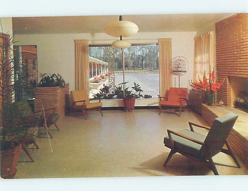 Pre-1980 JAMAICA MOTEL LOBBY Callahan - Near Jacksonville Florida FL F7460