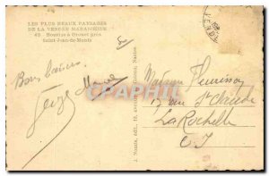 Old Postcard Most Beautiful landscapes of the Vendee Maraichine Bourine has O...