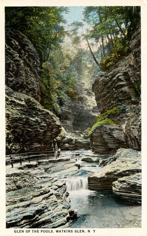 NY - Watkins Glen. Glen of the Pools