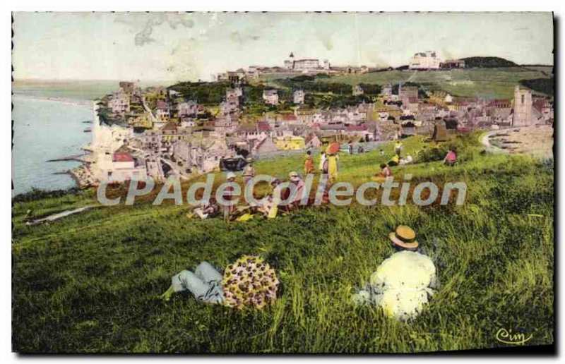 Old Postcard Ault (Somme) Vue Generale