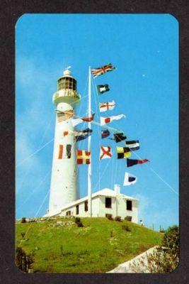 View Gibbs Hill Light Lighthouse BERMUDA Postcard PC