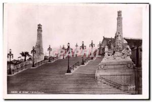 Old Postcard Marseille L & # monumental 39escalier