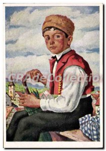 Postcard Modern Young Alsatian Paul Weiss