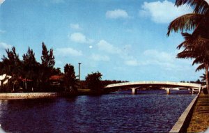 Florida Fort Lauderdale Bridge Connecting Las Olas Boulevard and Island
