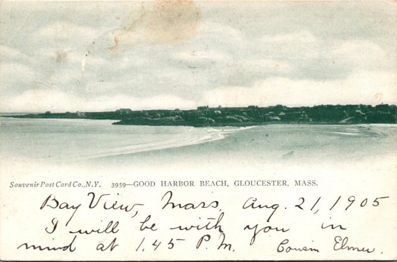 Massachusetts Gloucester Good Harbor Beach 1905