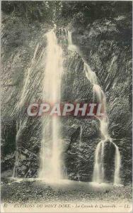 Old Postcard Surroundings Mont Dore La Cascade Queureilh