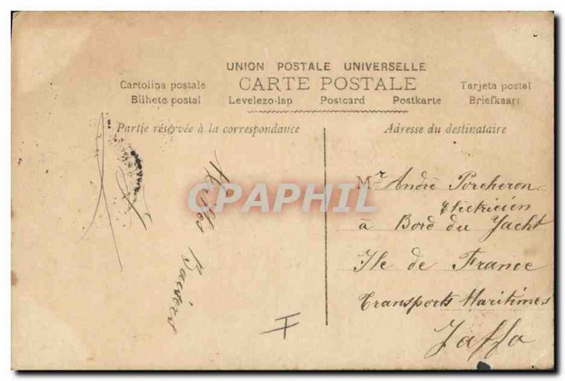 Postcard Diabolo Old Woman