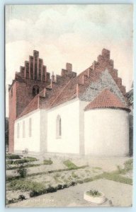 HAGESTED KIRKE ~ Holbæk, Denmark Handcolored c1910s  Postcard