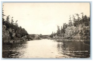 1923 St. Croix Looking North Taylors Falls Minnesota RPPC Photo Vintage Postcard