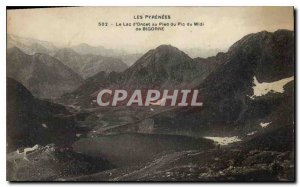 Old Postcard The Pyrenees The Lake Oncet at the foot of Pic du Midi de Bigorre