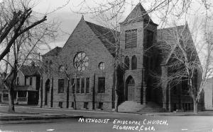 Florence Colordao Methodist Church Real Photo Antique Postcard J48344