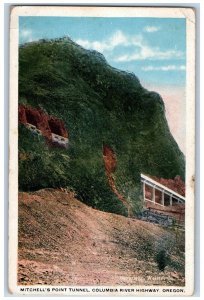 Columbia River Portland Nebraska NE Postcard Mitchell's Point Tunnel 1920 Posted
