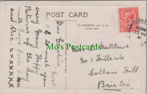 Genealogy Postcard - Matthews, 1 Hillside, Cotham Hill, Bristol GL407