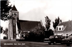 Netherlands Meliskerke Nederlands Hervormde Kerk RPPC C019