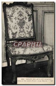 Old Postcard Musee Des Arts Decorative chair