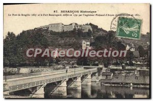 Old Postcard Besancon History Of The Bregile Bridge And Fort Beauregard