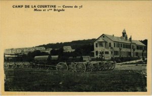 CPA La Courtine Canons de 75 Mess et 2me Brigade FRANCE (1050499)