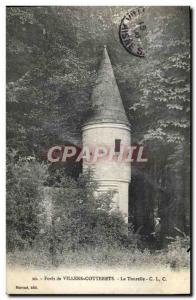Old Postcard Foret De Villers Cotterets La Tourelle