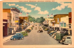 Arkansas Springdale Emma Avenue Looking West