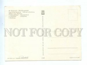 239216 GERMANY EISENACH WARTBURG old collage postcard