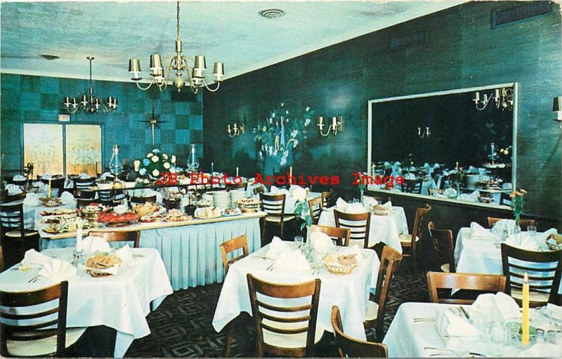 IL, Chicago, Illinois, Villa Sweden Restaurant, Interior, Curteich No 7C-K2308