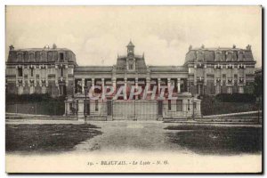 Old Postcard Beauvais The Lycee